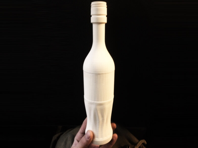 Прототип бутылки изготовлен на 3D принтере